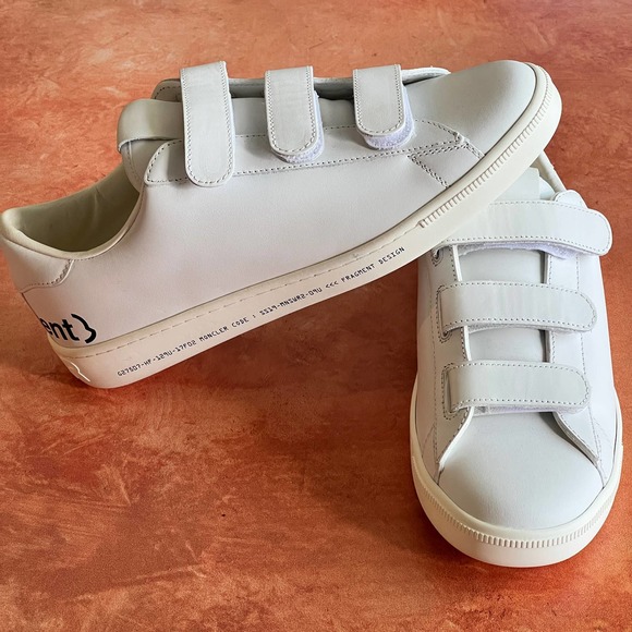Moncler Other - Moncler Genius x Fragment Men's Strapped Low Top Sneakers in White